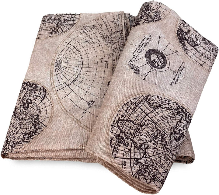 Gran Foulard Überwurf Sofabezug Loneta Stoff (Welt Braun, 1 Einzelbett)