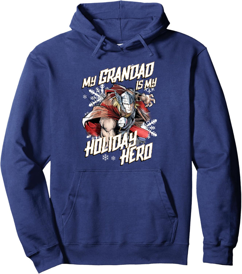 Marvel Thor Grandad Holiday Hero Weihnachten Pullover Hoodie