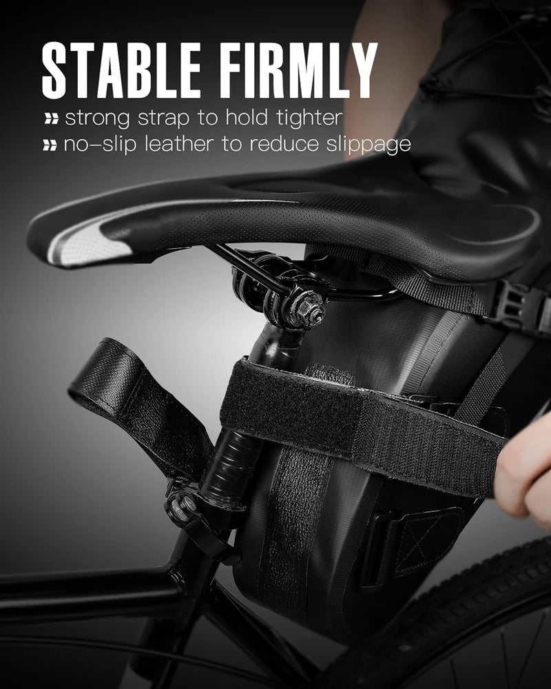 WATERFLY 10L Wasserdichte Satteltasche Fahrradtasche Fahrradsitz Tasche Sportsatteltasche Aufbewahru