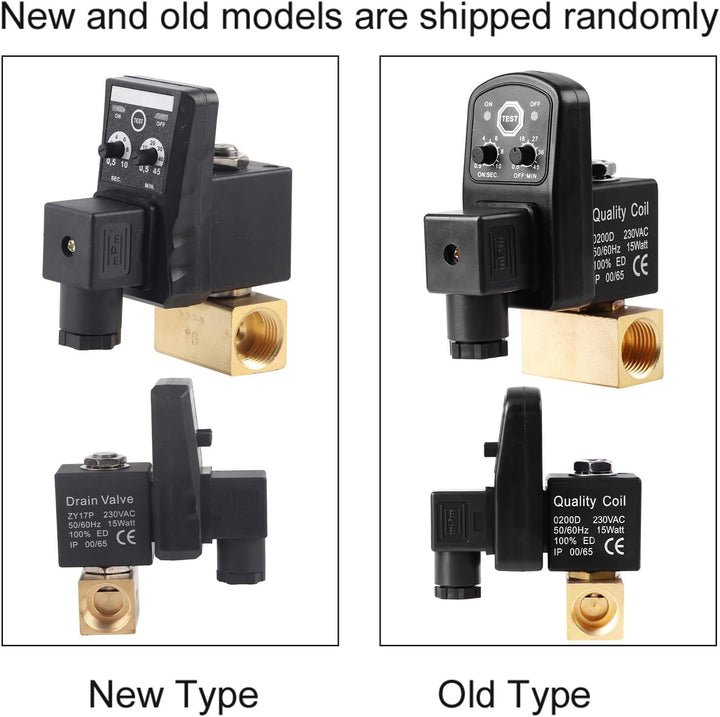 G1 / 2 DN15 Automatisches elektronisches zeitgesteuertes Ablassventil Kondensatablassventil für das