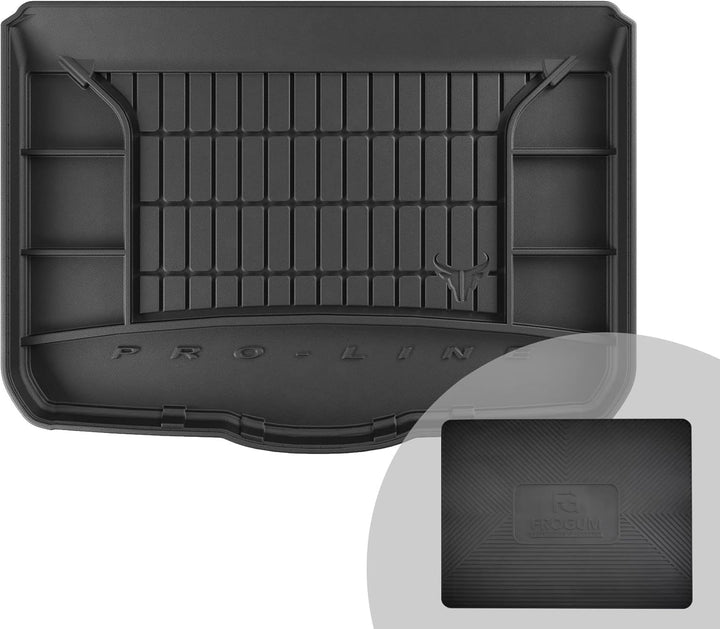 FROGUM ProLine 3D Gummimatte Exklusive Auto Kofferraummatte Kofferraumwanne für Audi Q2 ab 2016 | Be