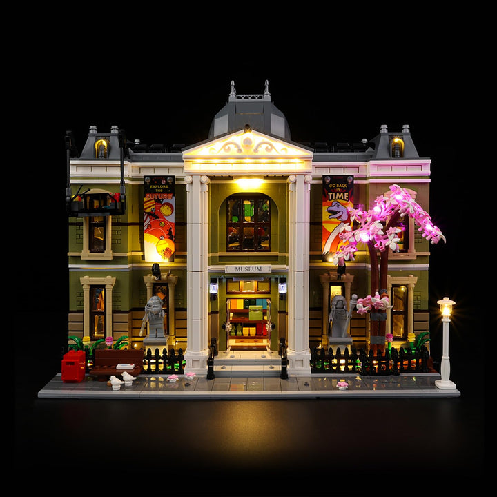 Kyglaring Led Licht Kompatibel mit Lego Icons Naturkundemuseum Bauset für Erwachsene 10326 Bausteine