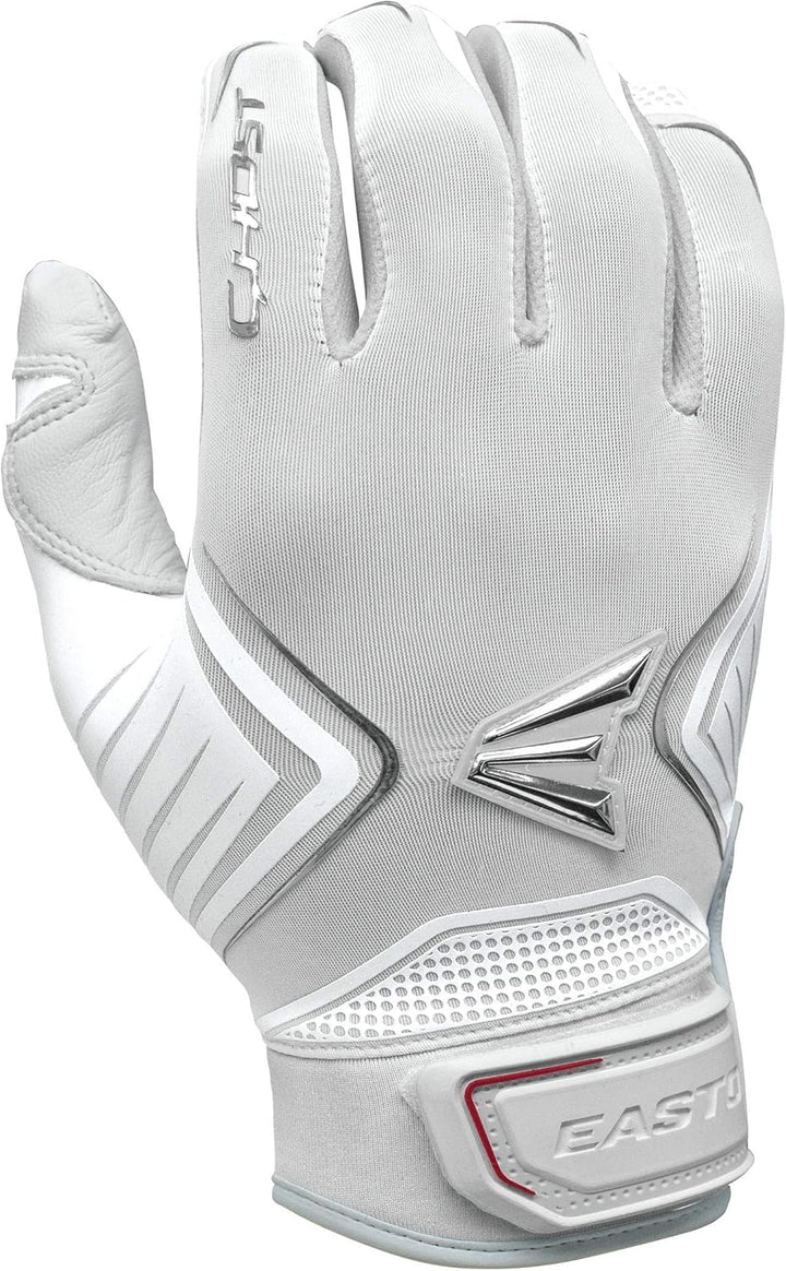 Easton Damen Ghost Fastpitch Schlaghandschuhe XL Weiss / Weiss, XL Wei&#xDF; / Wei&#xDF;