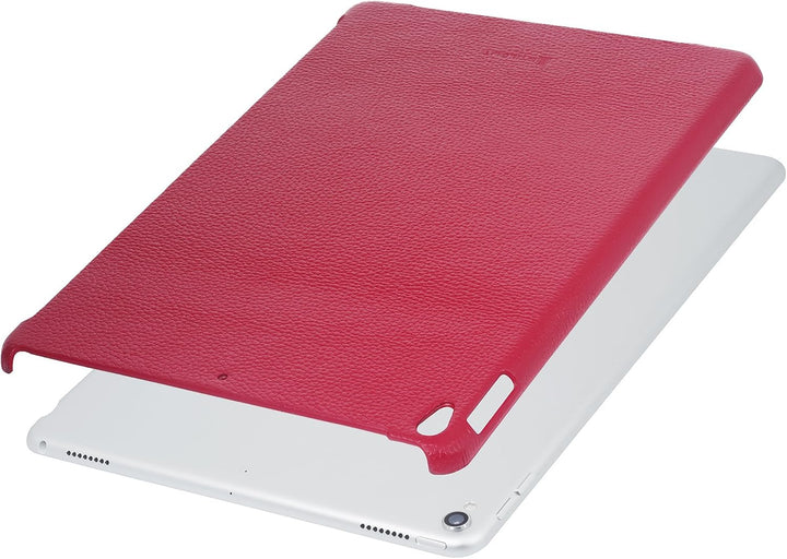 StilGut Leder-Cover kompatibel mit Apple iPad Pro 10.5" 2017 mit Keyboard Connector, Rot, Rot