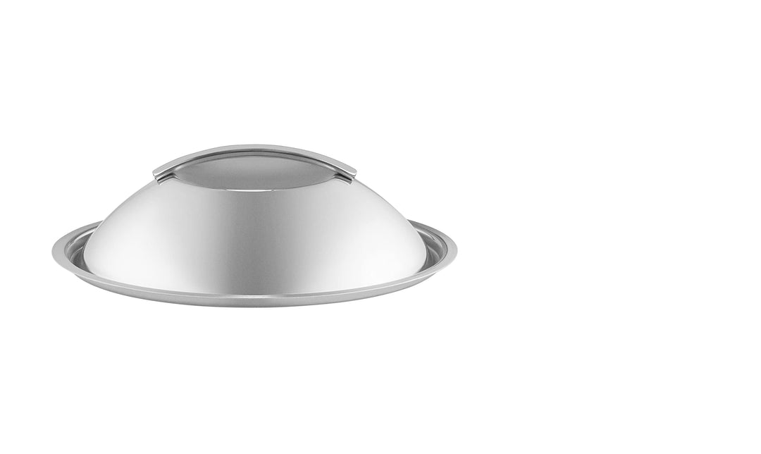 EVA-TRIO | Deckel gewölbter 24cm Edelstahl | Deckel passen zur gesamten Eva Trio Topfserie und zu al