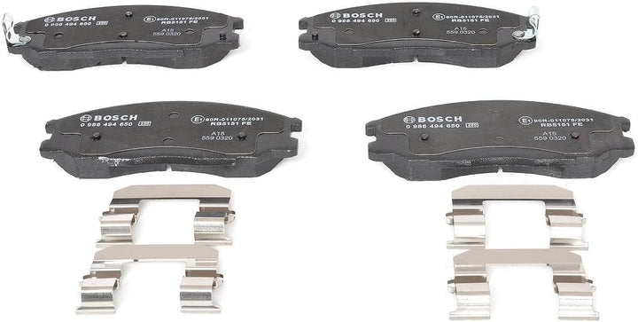 Bosch BP440 Bremsbeläge - Vorderachse - ECE-R90 Zertifizierung - vier Bremsbeläge pro Set