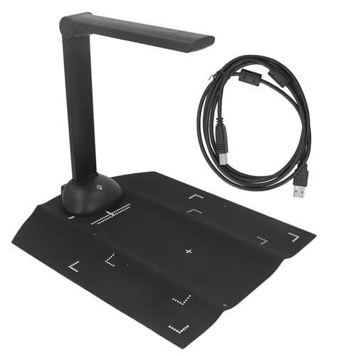 Garosa A3 High Definition-Dokumentenscanner 8MP, Tragbarer Buchscanner für Schulbüro, EasyTouse mit