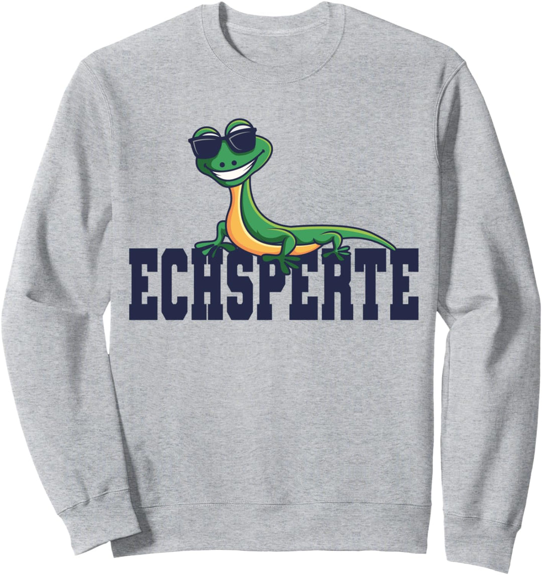 Echsperte Echspertin Eidechse Echse Reptilien Geschenkidee Sweatshirt