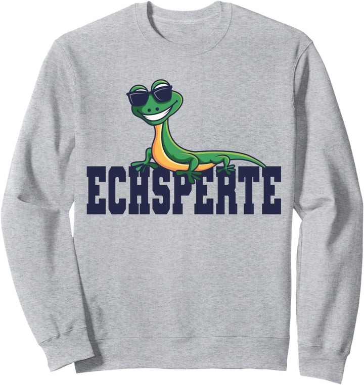 Echsperte Echspertin Eidechse Echse Reptilien Geschenkidee Sweatshirt
