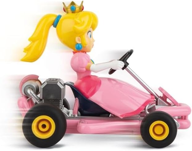 Carrera - 370200986P RC I Mario Kart I Pipe Kart Peach 24GHz Original Lizenz-Kart für spannende Renn