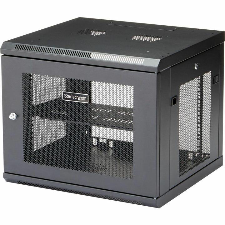 StarTech.com 9HE Wandmontage Serverschrank/Rack - 4 Pfosten Einstellbare Tiefe (5 bis 48 cm) Netzwer