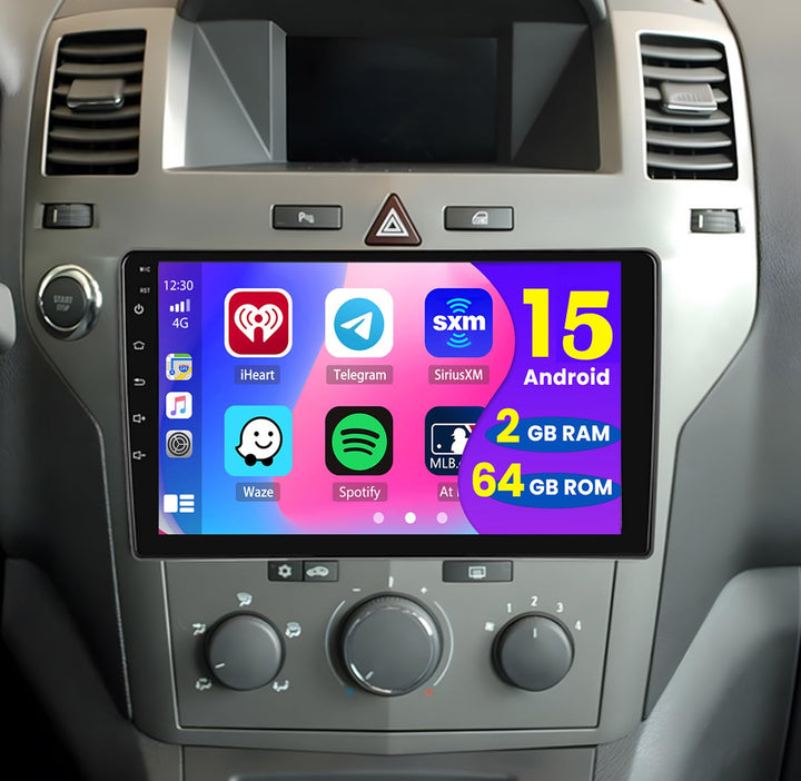 Hikity 2+64G 9" Android 15 Autoradio für Opel Astra H/Zafira B/Corse C D | Wireless Carplay Autoradi