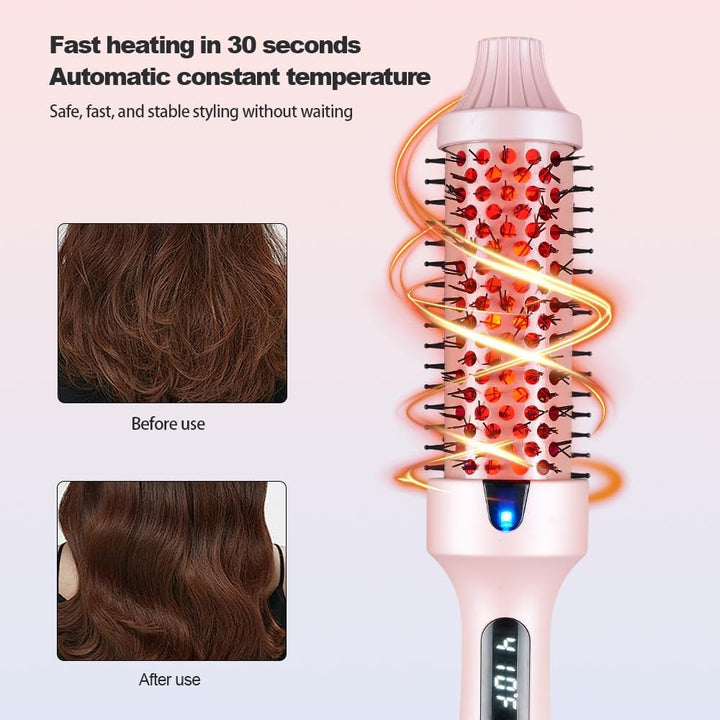 Thermobürste mit Infrarot-Technologie, Thermal Brush 2-in-1 Styler & Föhn, 30-Sekunden Schnellaufhei
