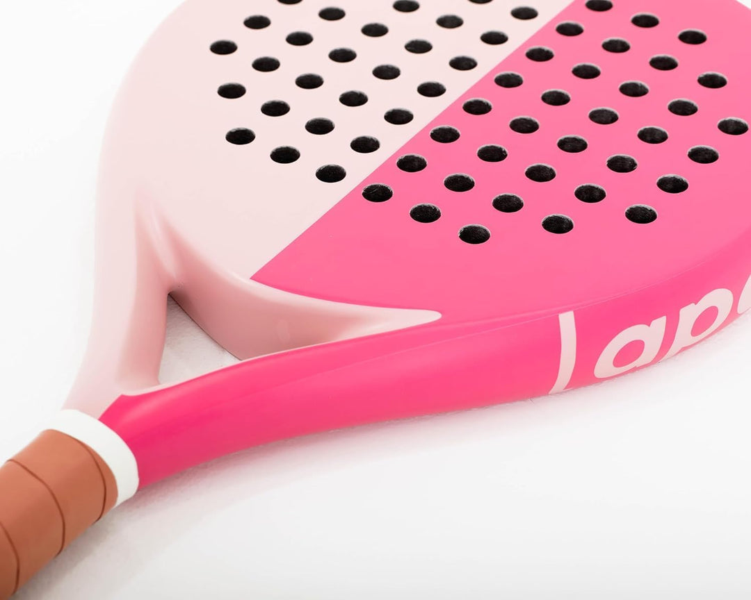 LAPAT Padelschläger mit Abdecktasche, Carbon-Oberfläche mit Eva-Memory-Schaum, Paddel-Tennisschläger
