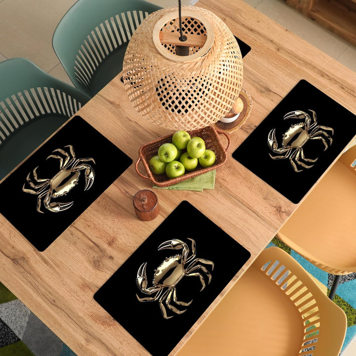 KitchenYeah© Platzsets Abwaschbar 6-Teilig 45x30 cm Tischsets Platzdeckchen Platzset Unterlage Tisch