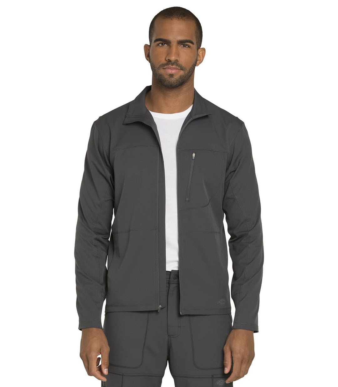Dickies Dynamix DK310 Herren-Schlupfkasack, mit Reissverschluss vorne 3X-Large Gross Zinn, 3X-Large