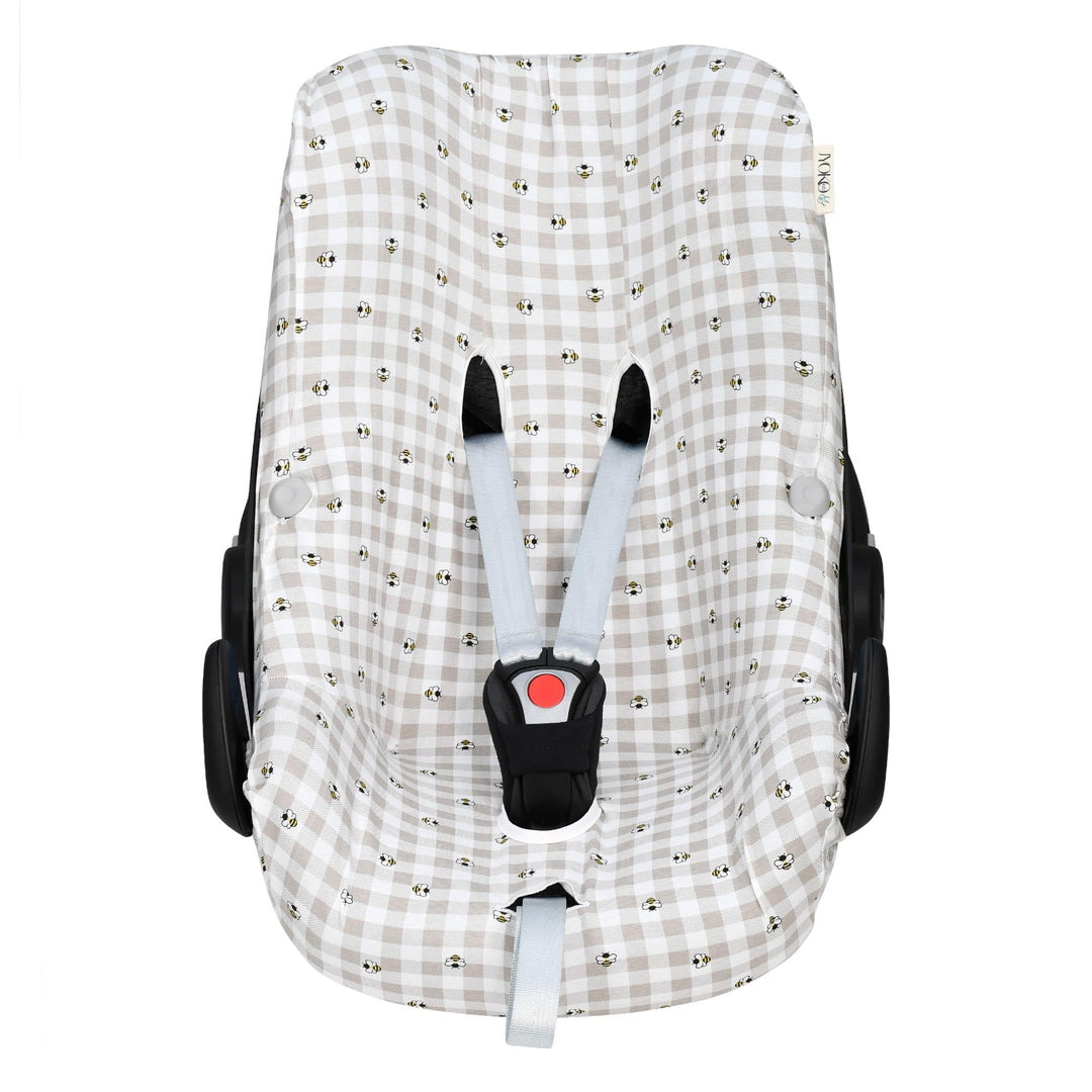 JYOKO KIDS Bezug für Autositz kompatibel mit Pebble Maxi Cosi Pebble Pro I-Size, aus Baumwolle (Picn