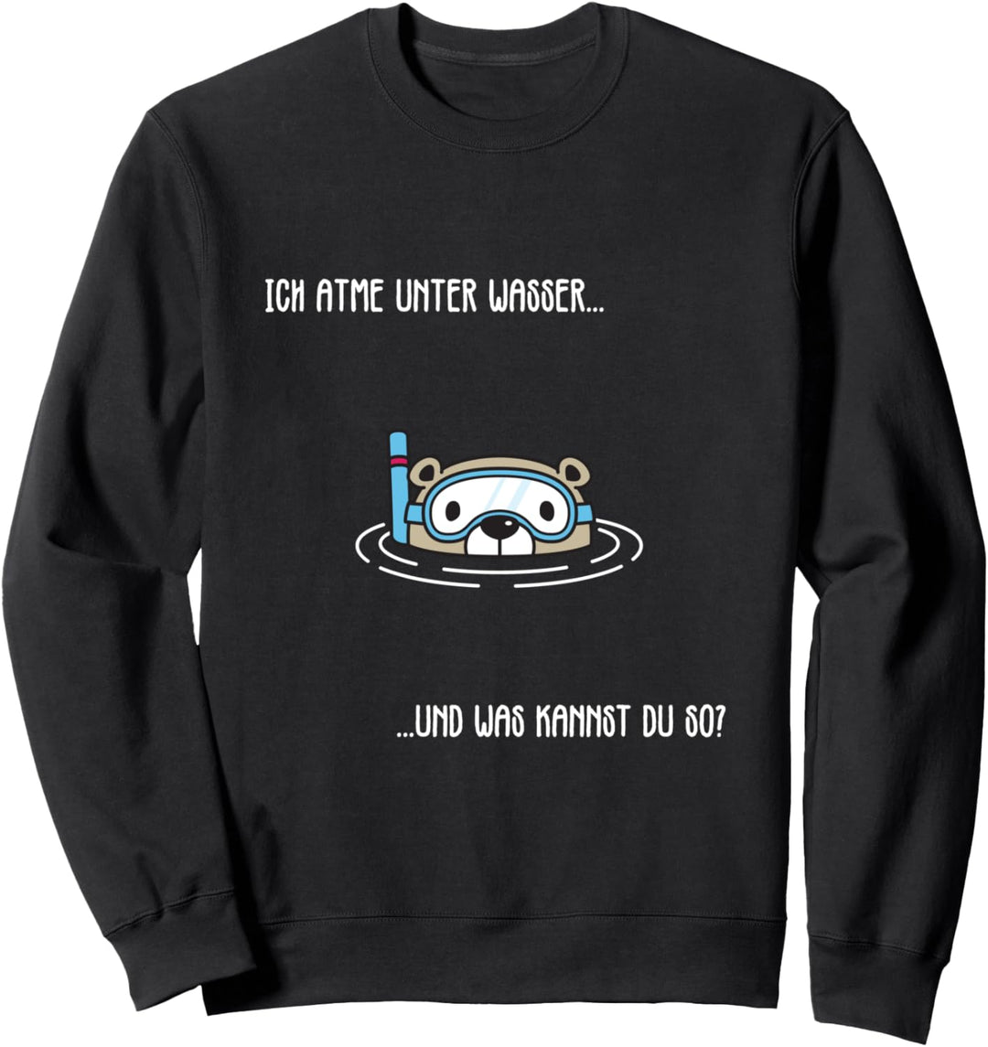 Taucher Tauchen T Shirt - Lustiges Unterwasser Geschenk Sweatshirt