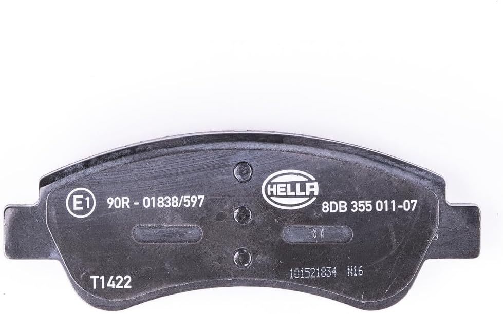 HELLA PAGID 8DB 355 011-071 Bremsbelagsatz - T1422 - Dicke/Stärke: 19mm - Bremssystem: Bosch - nicht