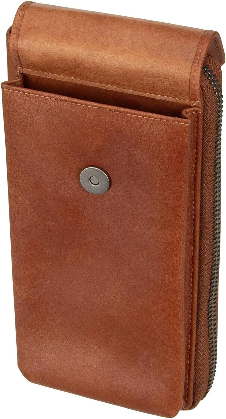 The Chesterfield Brand Wax Pull Up Malaga Handytasche Leder 10 cm