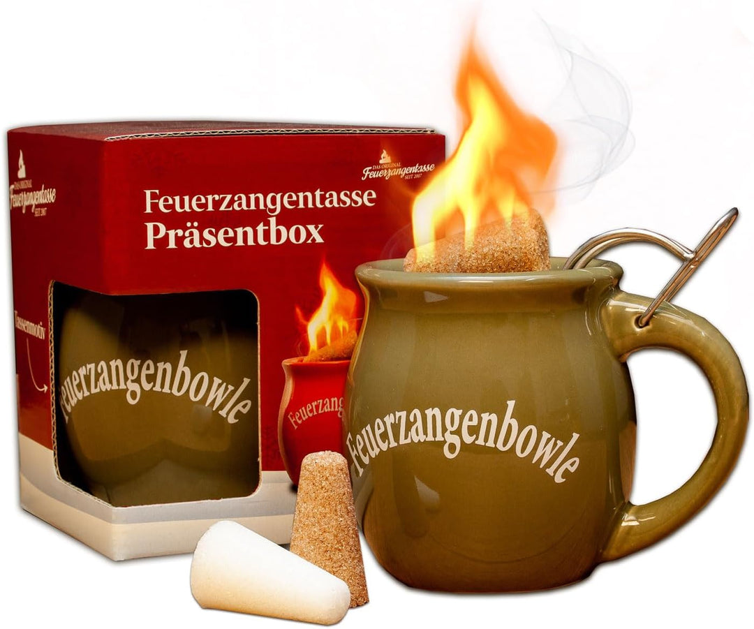 Feuerzangentasse 1er-Set, Oliv - für Feuerzangenbowle, Oliv