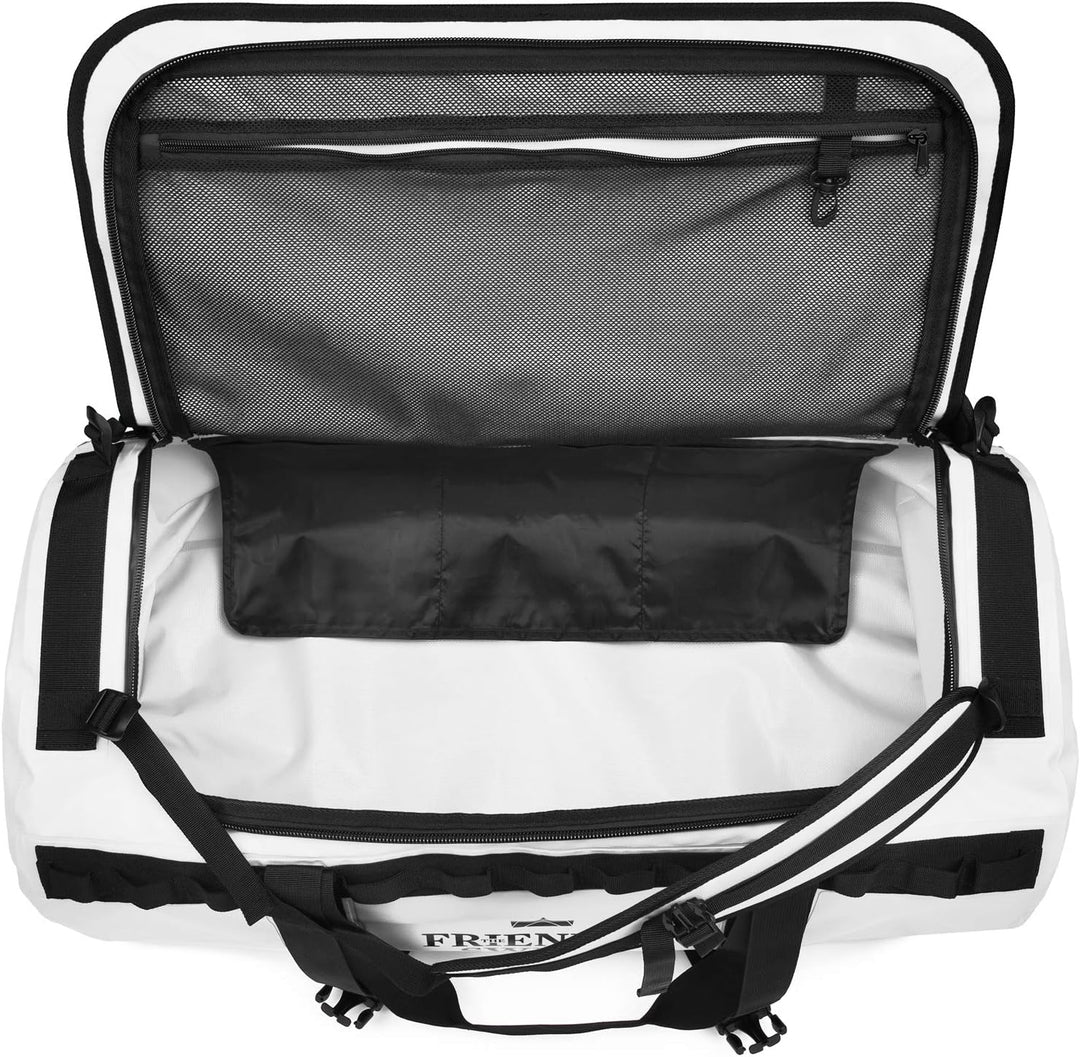 The Friendly Swede Wasserfeste Reisetasche Duffle Bag Rucksack - 60L / 90L | Sporttasche mit Rucksac