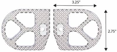 Hardline Products Fussrasten für Stacyc® Fahrräder - SFP-1