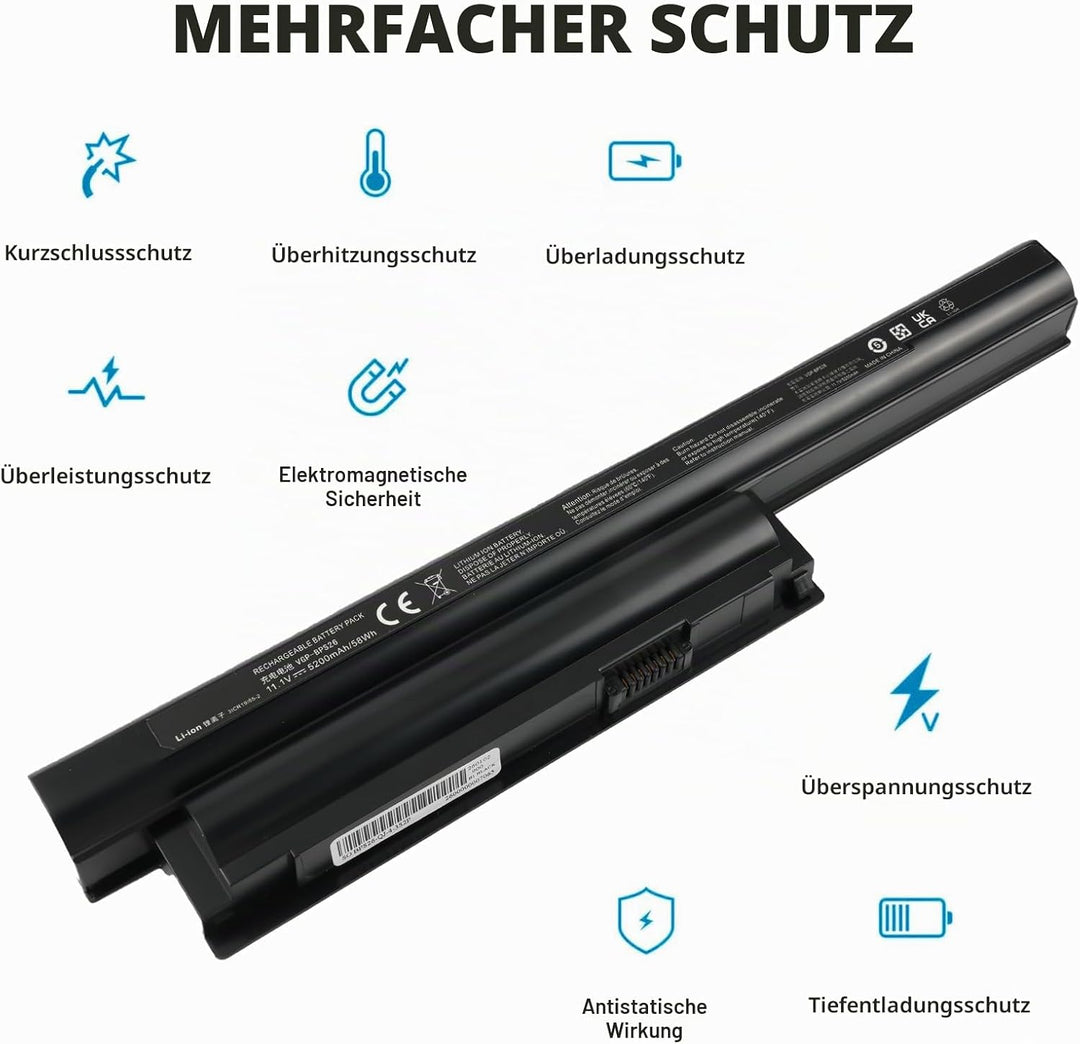 Oyomba VGP-BPS26 VGP-BPL26 VGP-BPS26A VGP-BPS26S Akku für Sony VAIO VPC-CA15FW VPC-CA15FG VPC-CA16EC