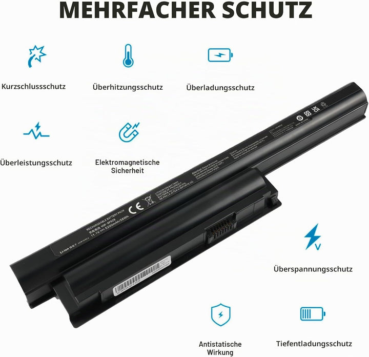 Oyomba VGP-BPS26 VGP-BPL26 VGP-BPS26A VGP-BPS26S Akku für Sony VAIO VPC-CA15FW VPC-CA15FG VPC-CA16EC