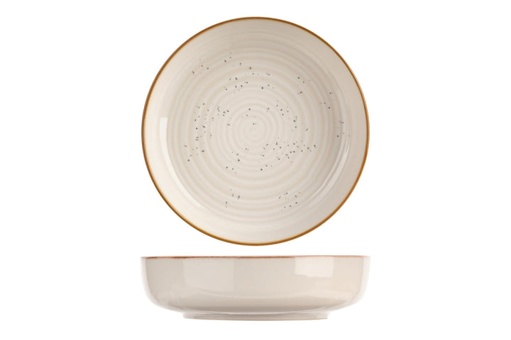 »Baltic« Teller tief, ø: 185 mm, vanilla, 6 Stück 6-teilig Creme, 6-teilig Creme