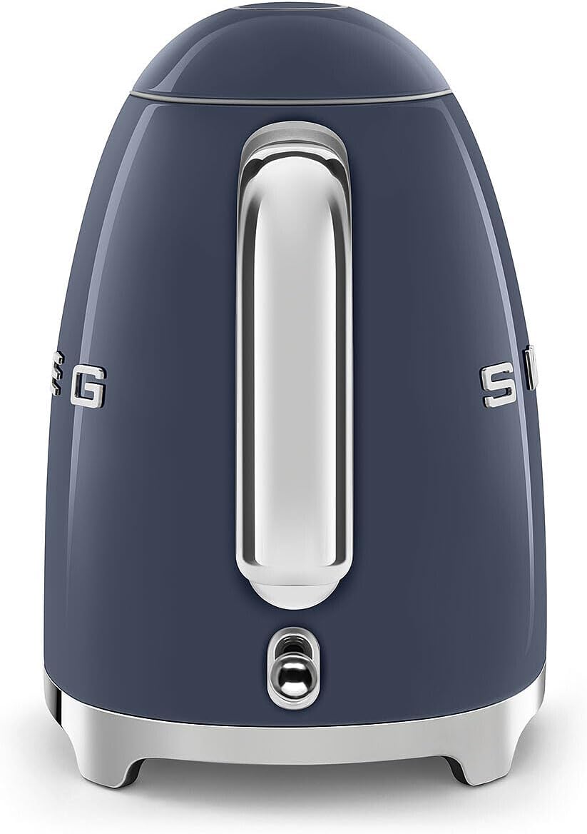 Smeg, KLF03NBEU 1.7L Wasserkocher, Soft-Opening-Kannenverschluss, Herausnehmbarer Anti-Kalkfilter au