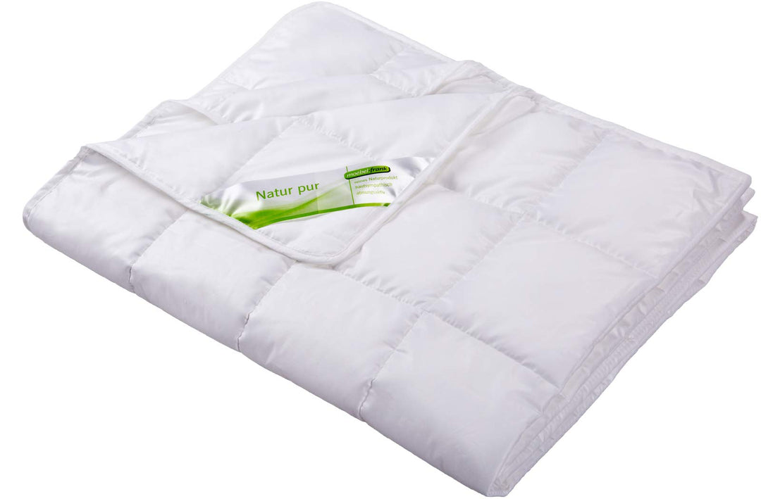 franknatur Kinderbettdecke Bettdecke Sommer Lyocell Tencel Baumwolle 100x135 Weiss 100 x 135 cm, 100