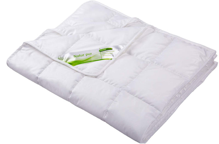 franknatur Kinderbettdecke Bettdecke Sommer Lyocell Tencel Baumwolle 100x135 Weiss 100 x 135 cm, 100