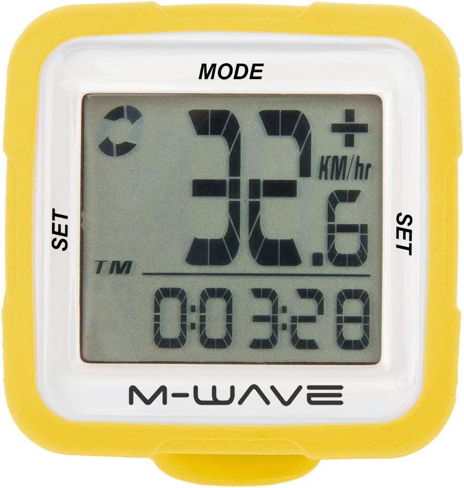 M-Wave Fahrradcomputer gelb, gelb