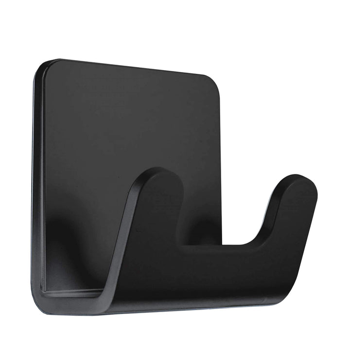 Radius Handtuchhaken Puro schwarz-Kleben