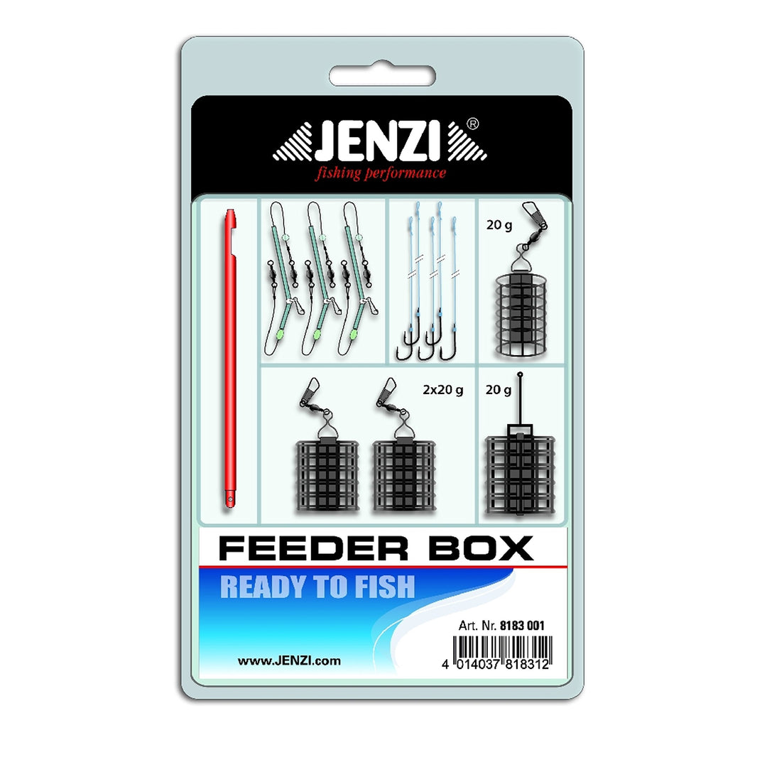 Jenzi Grundangeln Set Feeder Box