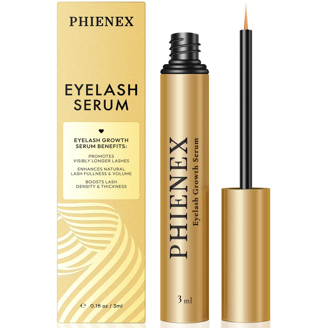 PHIENEX 2026 New Version Wimpernserum – ohne Hormone & vegan – Lash Serum für längeres, dichteres, v