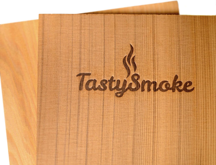 Premium Zedernholzbrett zum Grillen (2, Zedernholz) 2 Zedernholz, 2 Zedernholz