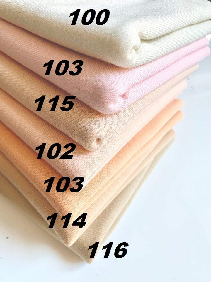 De Witte Engel Puppe Jersey hautfarben Stoff DIY Gesicht und Körper Puppenherstellung 25 * 80 cm (Ec