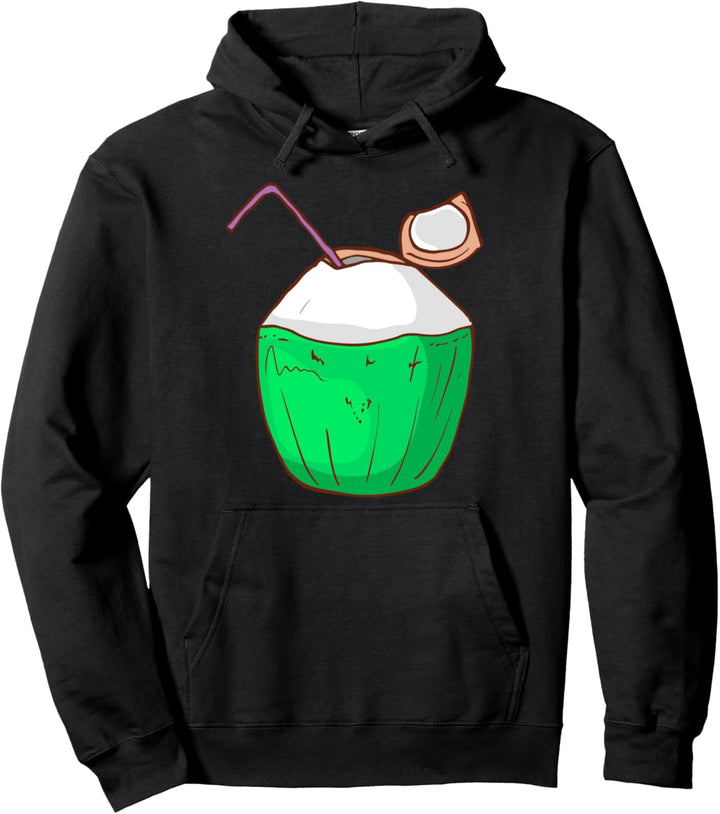 Kokosnuss Kokosnussmilch Vegan Veganer Vegetarier Vegetarisch Pullover Hoodie