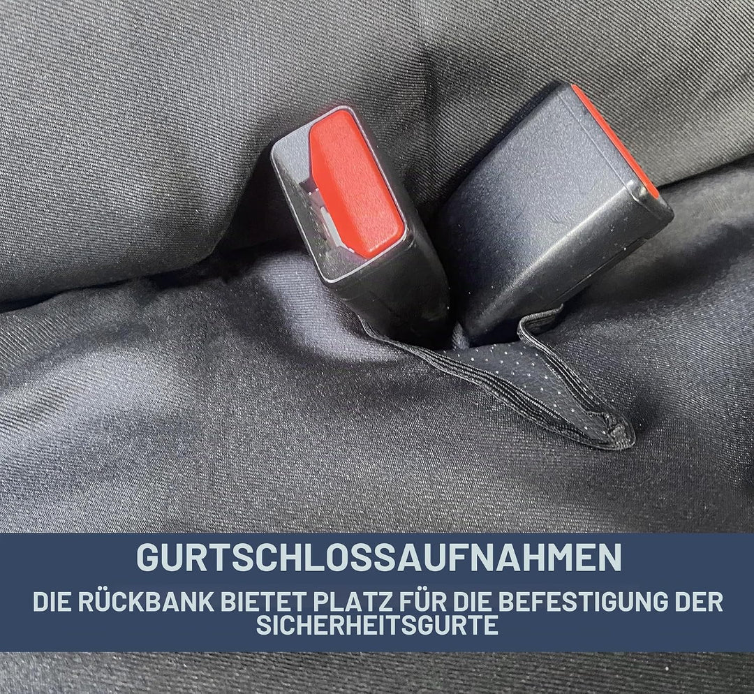 Auto Accessori Lupex - Sitzbezüge für Autositz, kompatibel Autositzbezüge für Twingo, Schwarz Rot, M