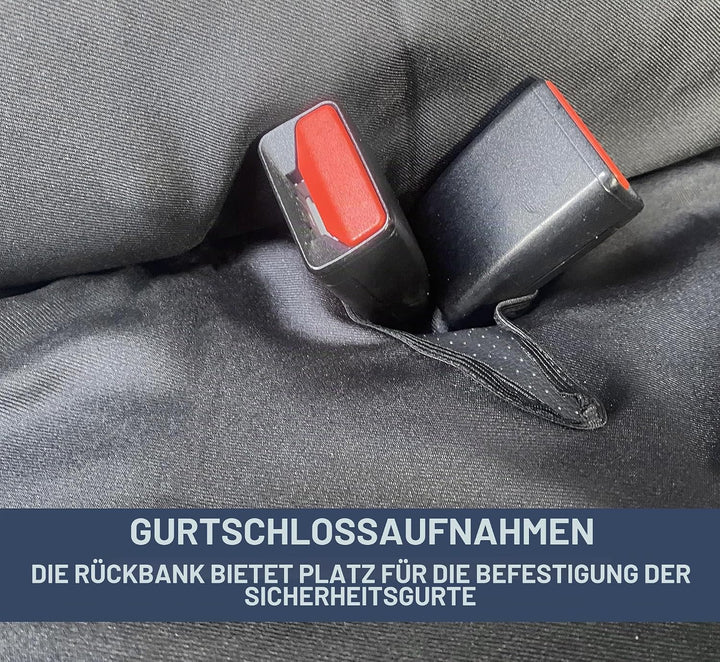 Auto Accessori Lupex - Sitzbezüge für Autositz, kompatibel Autositzbezüge für Twingo, Schwarz Rot, M