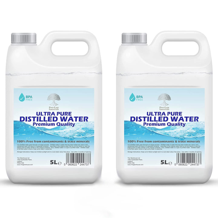 Destilliertes Wasser, 100 % reine Premium-Qualität, ideal für CPap, Bügeleisen, Luftbefeuchter, Rein