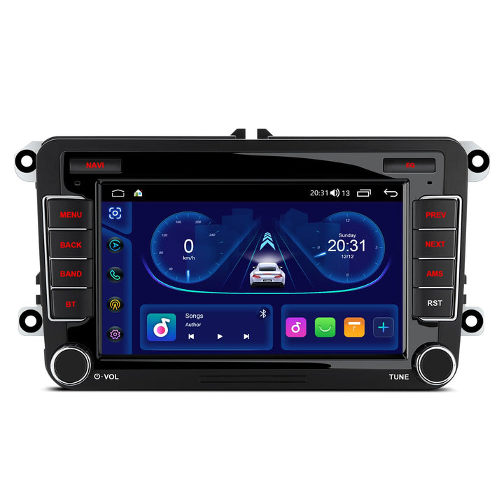 XTRONS Android Autoradio für VW T5 Golf 5 6 Passat B7 Polo, 7 Zoll IPS Bildschirm 8-Core 4+64GB Auto