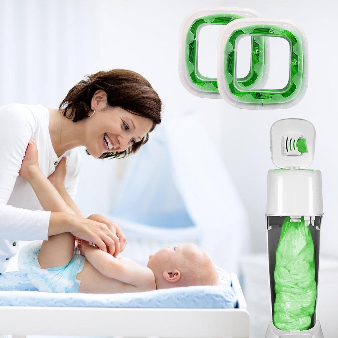 Nachfüllfolie Windeleimer: 12 Stück Baby Nachfüllfolie für Windeleimer Nachfüllfolienringe Nachfüllb