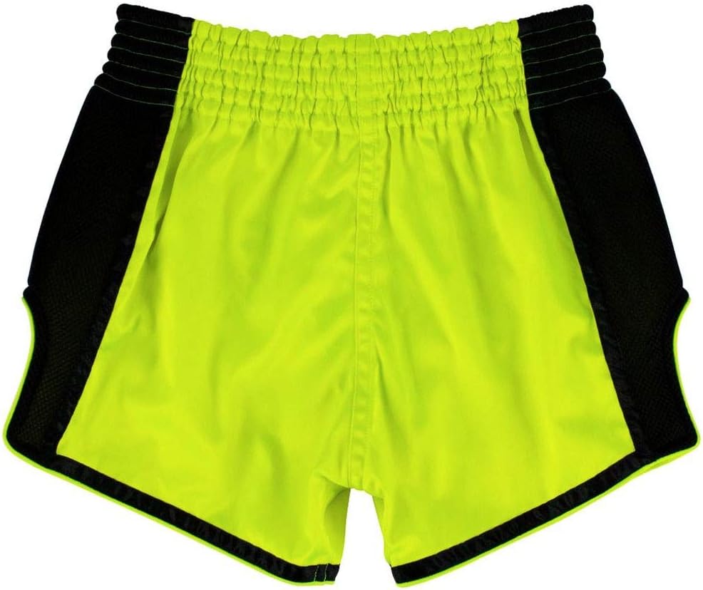 Fairtex Muay Thai Shorts, BS1706, neon-gelb M Grün, M Grün