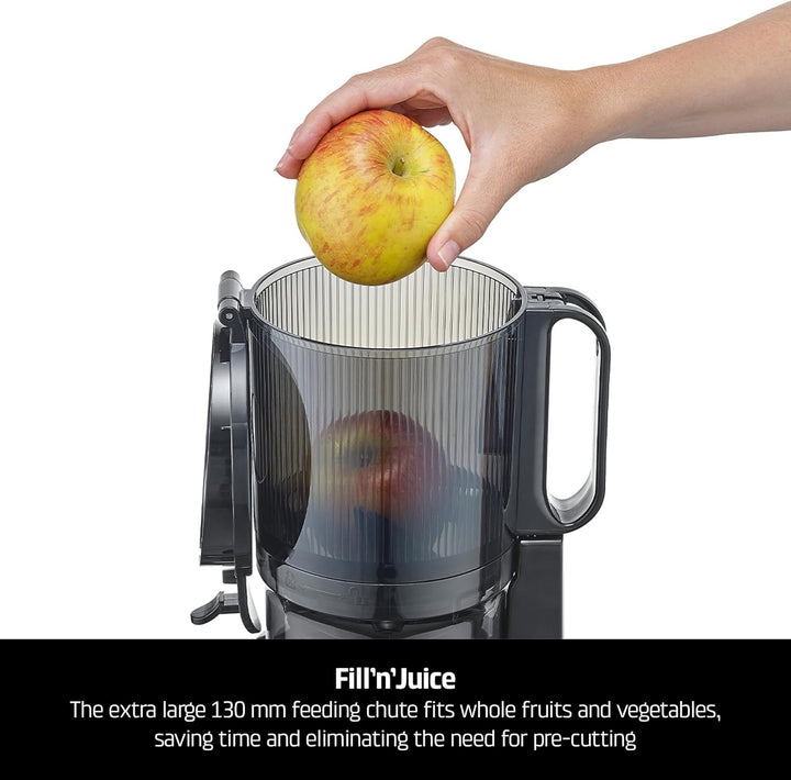 CASO Juice Fit Pro - Slow Juicer, Sanftes und schonendes Entsaften dank niedriger Umdrehungszahl (40