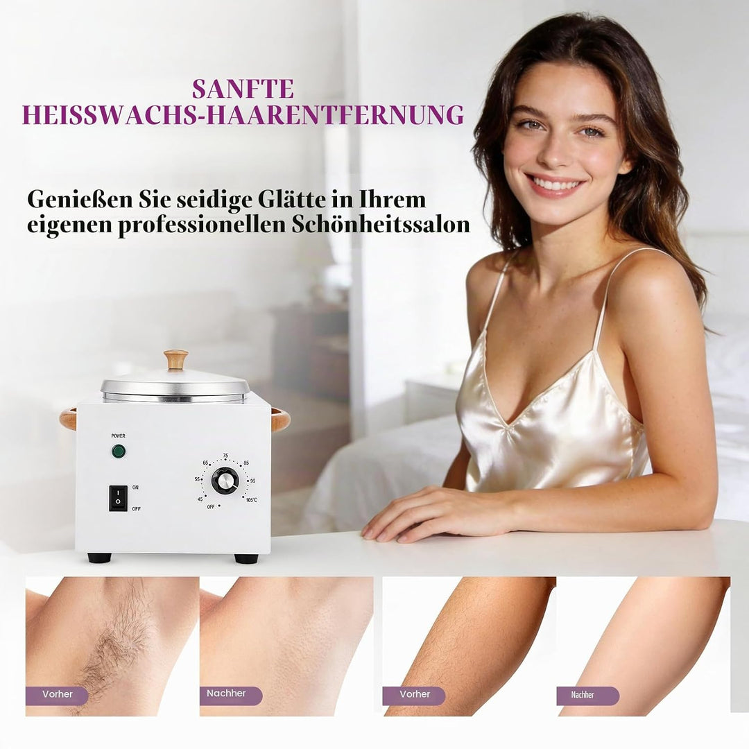 Haarentfernungs-Wachsheizung, 150 W Haarentfernungs-Enthaarungswachsheizung, Wachswärmer, Waxing Mas