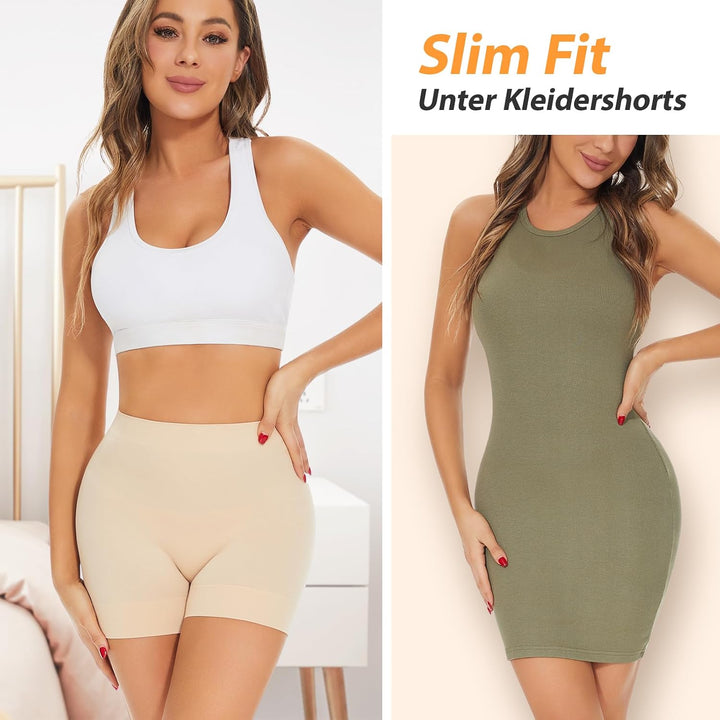 SIMIYA Radlerhose Damen Kurze Unter Kleid Rock Anti Scheuern Hotpants Kurze Leggings Damen Boxershor