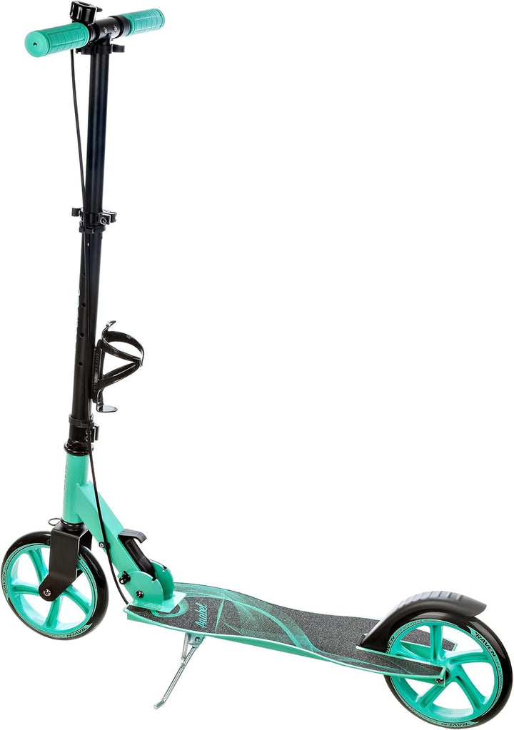 Raven Scooter, Roller, Tretroller, Kinderroller, 200mm mit Handbremse Anabel Black/Mint, Anabel Blac